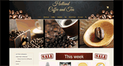 Desktop Screenshot of hollandcoffeeandtea.com